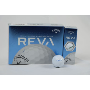 Callaway Reva Golf Ball - White  