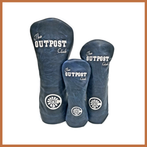 OC Leather Head Covers from the Winston Collection – Navy Blue