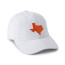 White Cap - Orange Texas Fill with White Outline
